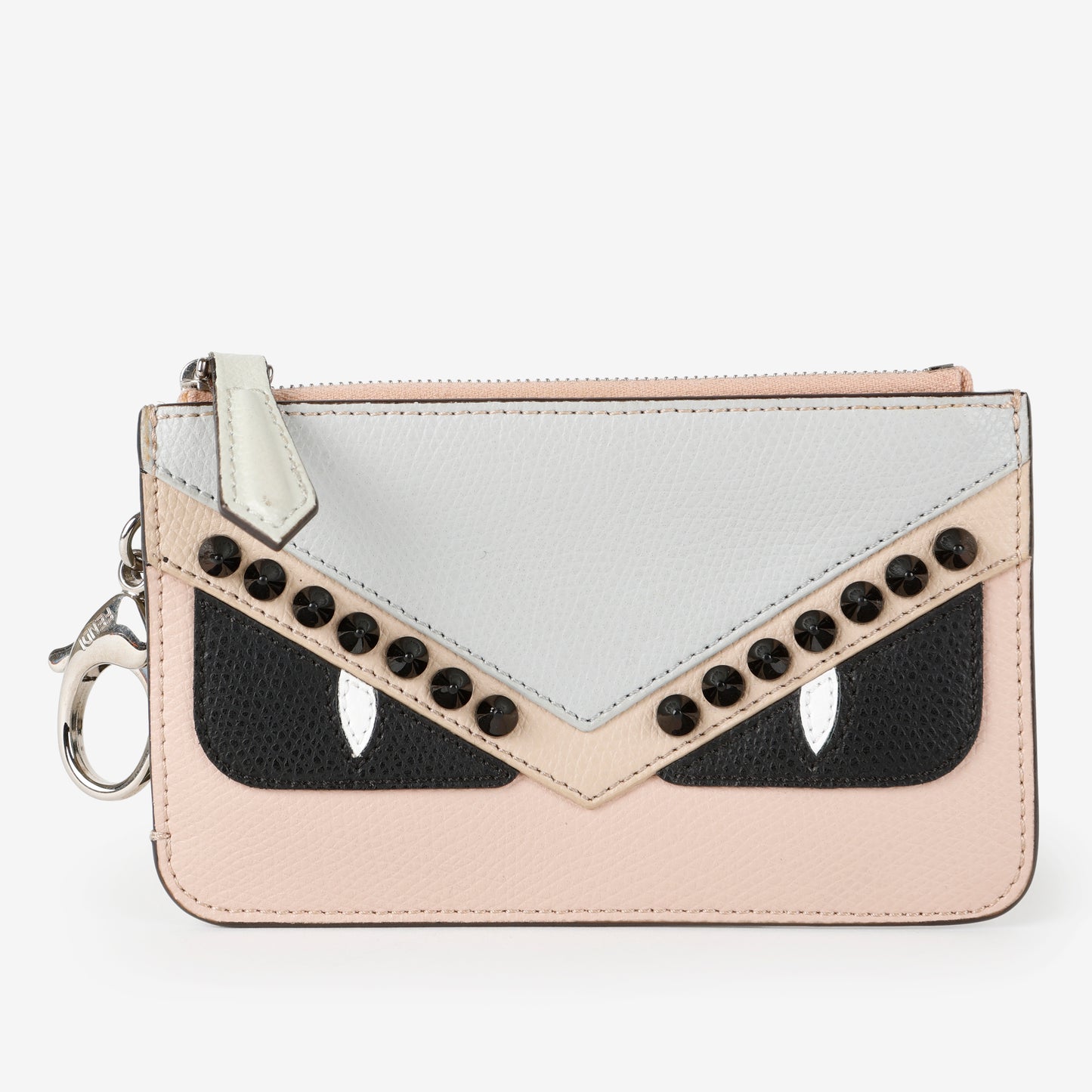 Pink Black Monster Key Pouch
