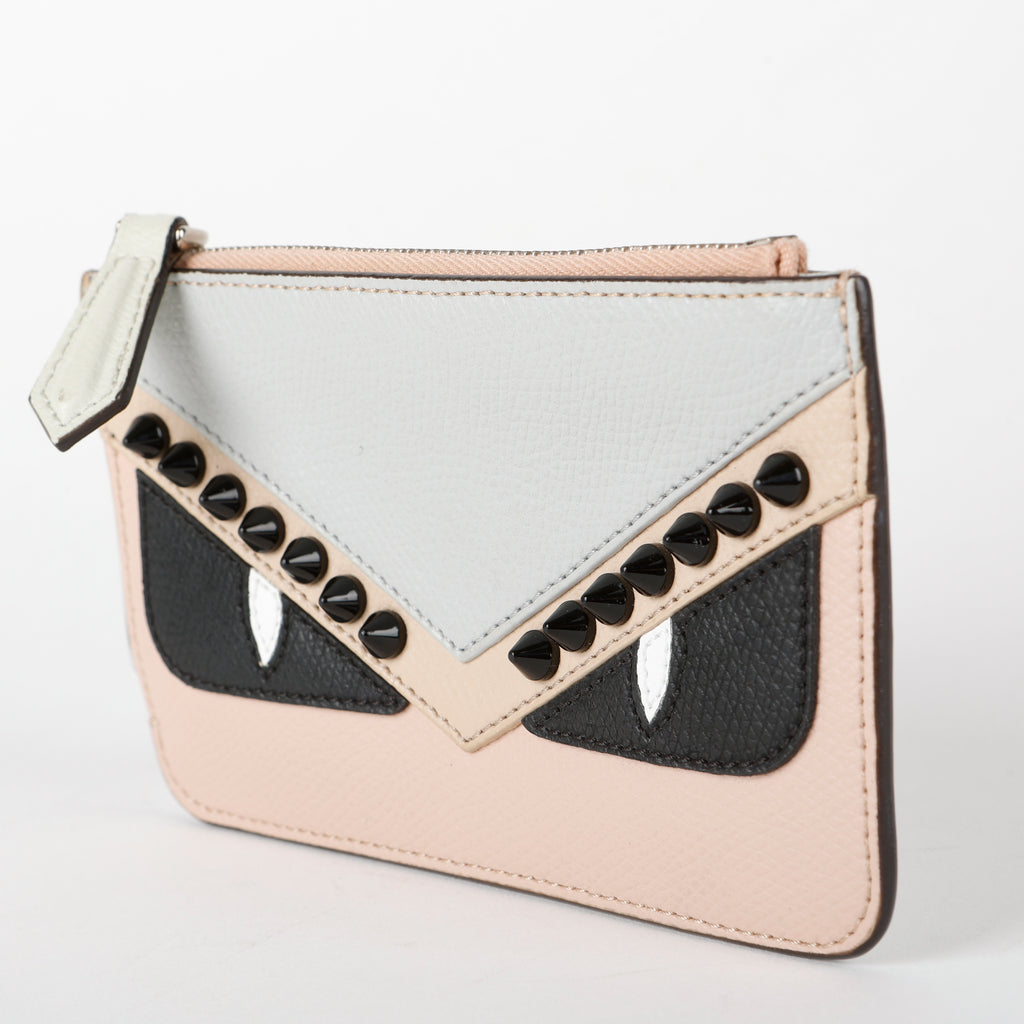 Pink Black Monster Key Pouch