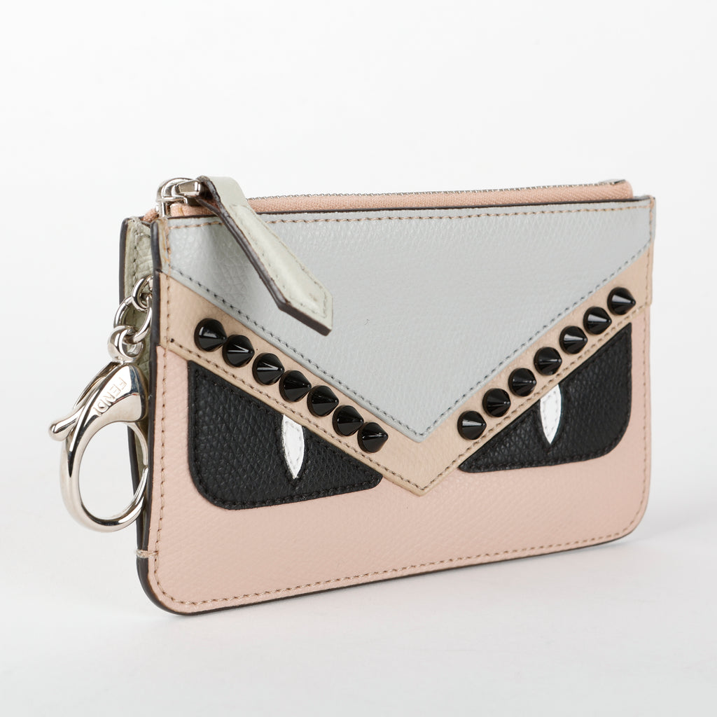 Pink Black Monster Key Pouch