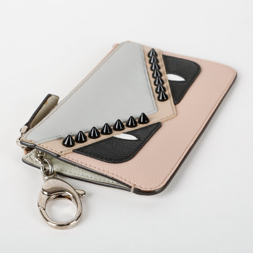Pink Black Monster Key Pouch