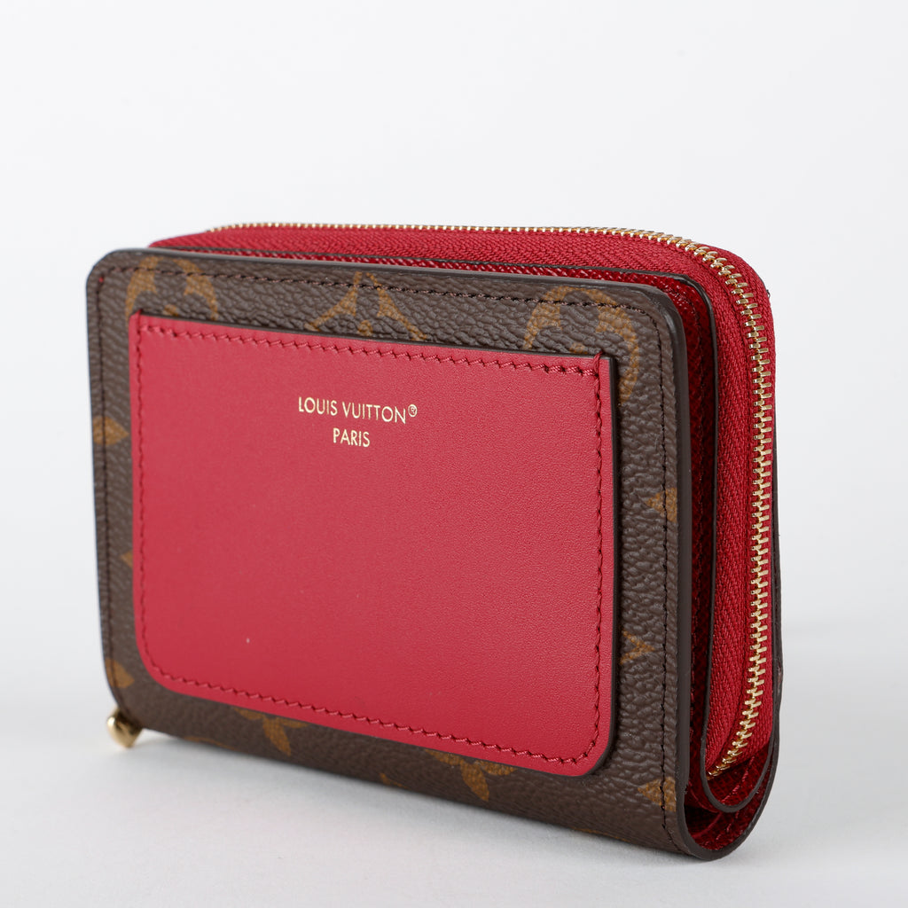 Lou Wallet, Monogram/Fuchsia