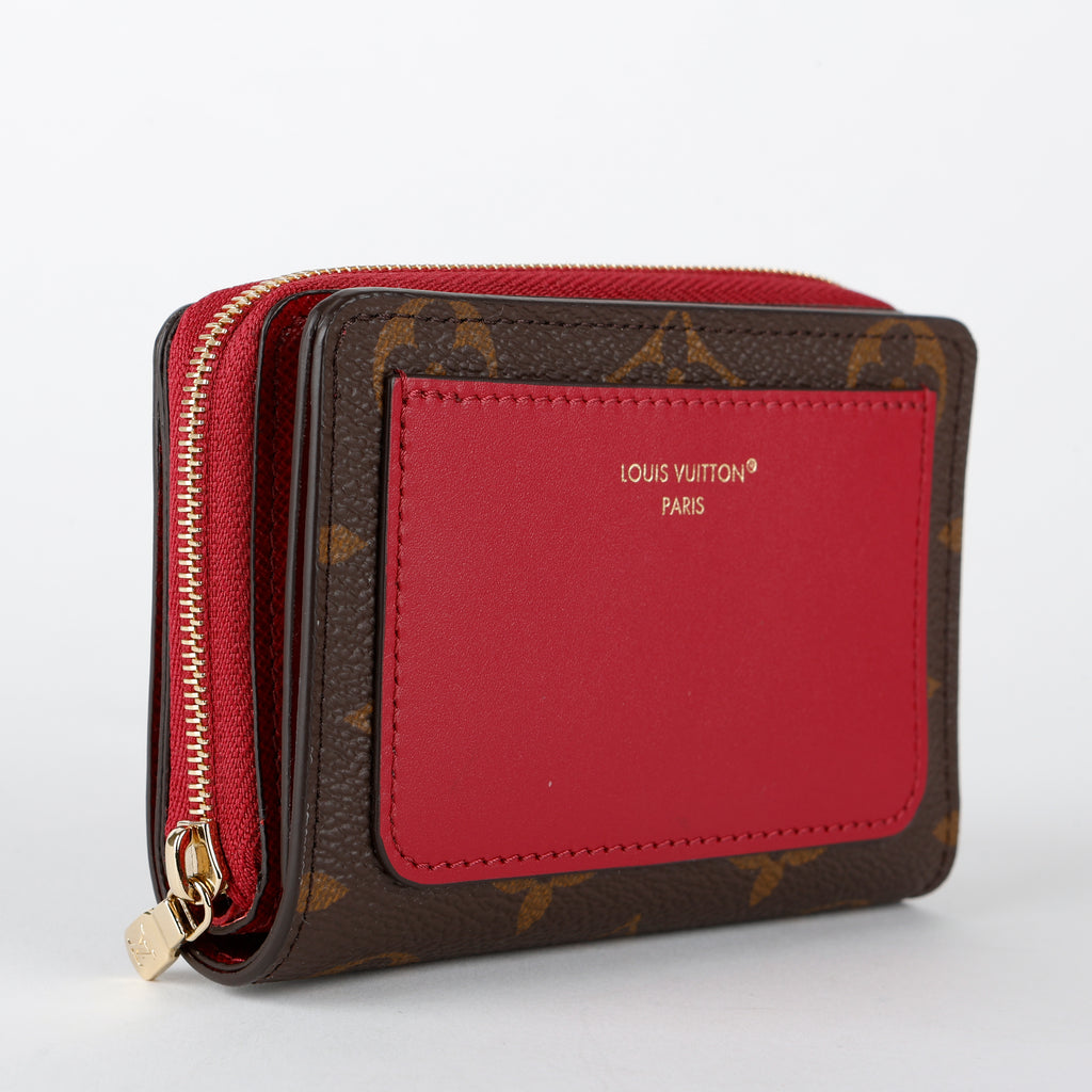 Lou Wallet, Monogram/Fuchsia