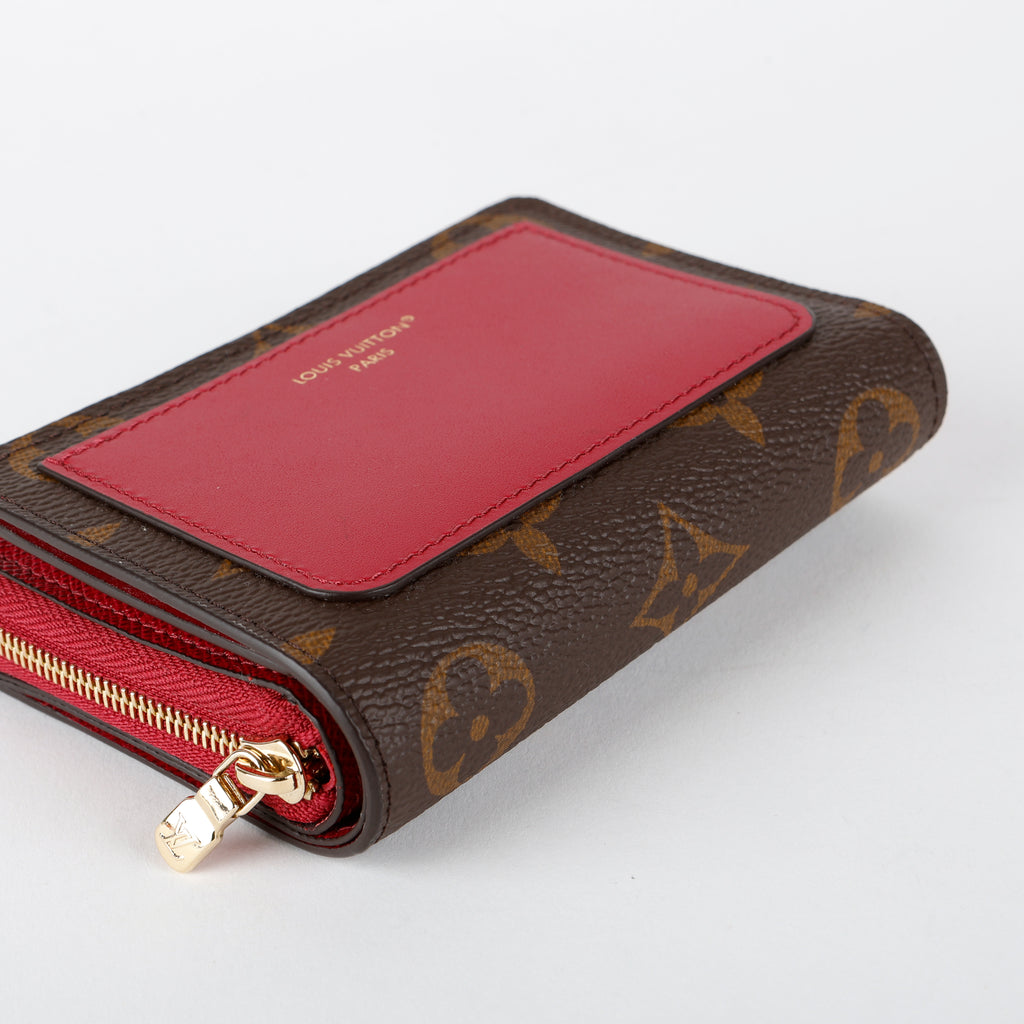 Lou Wallet, Monogram/Fuchsia