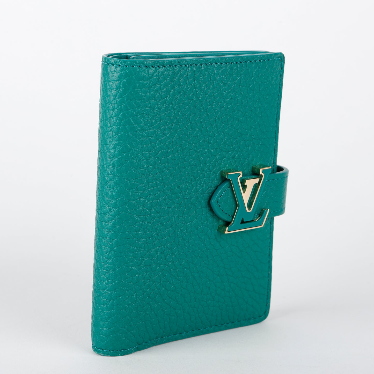 Vertical Capucines Wallet, Green
