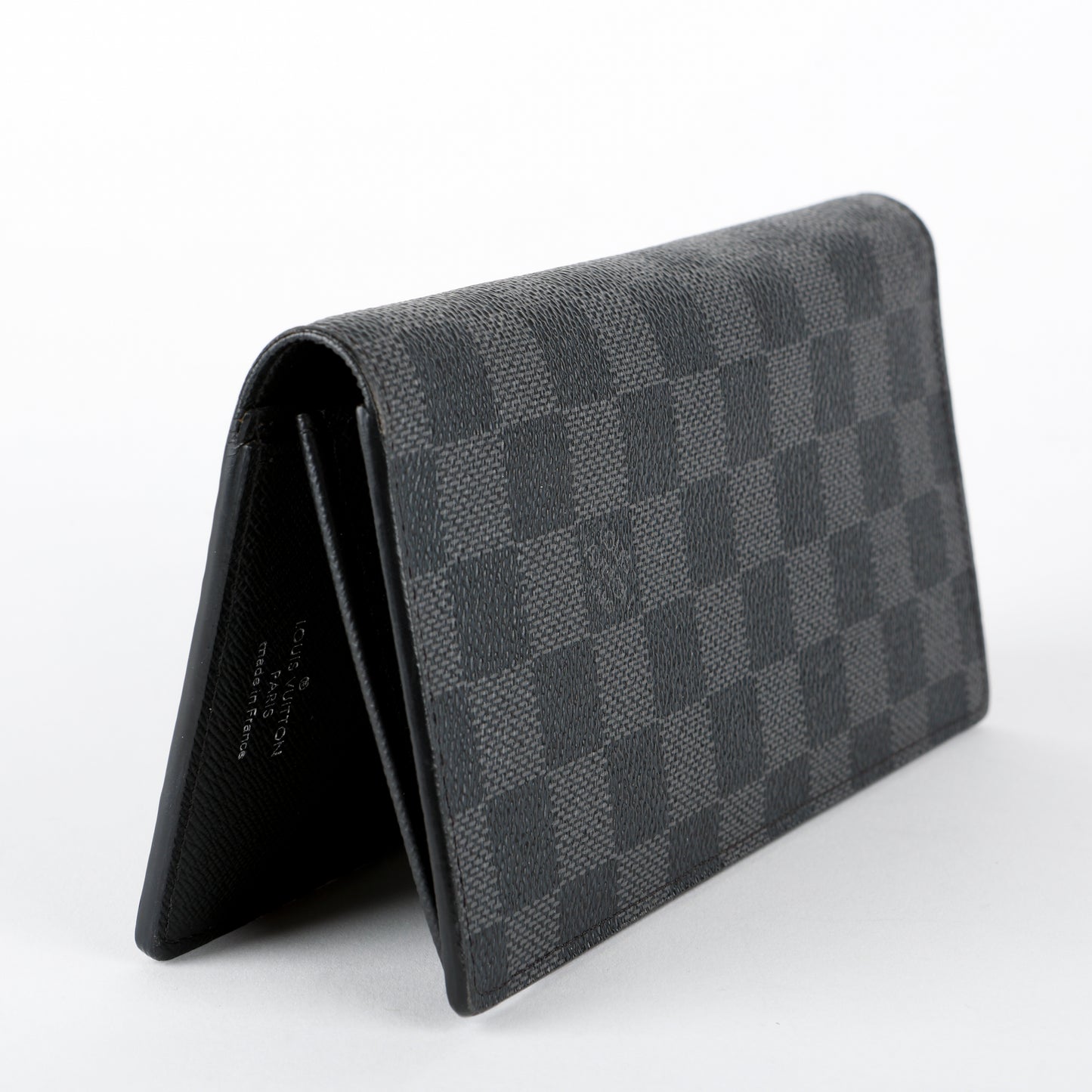 Brazza Wallet, Damier Graphite