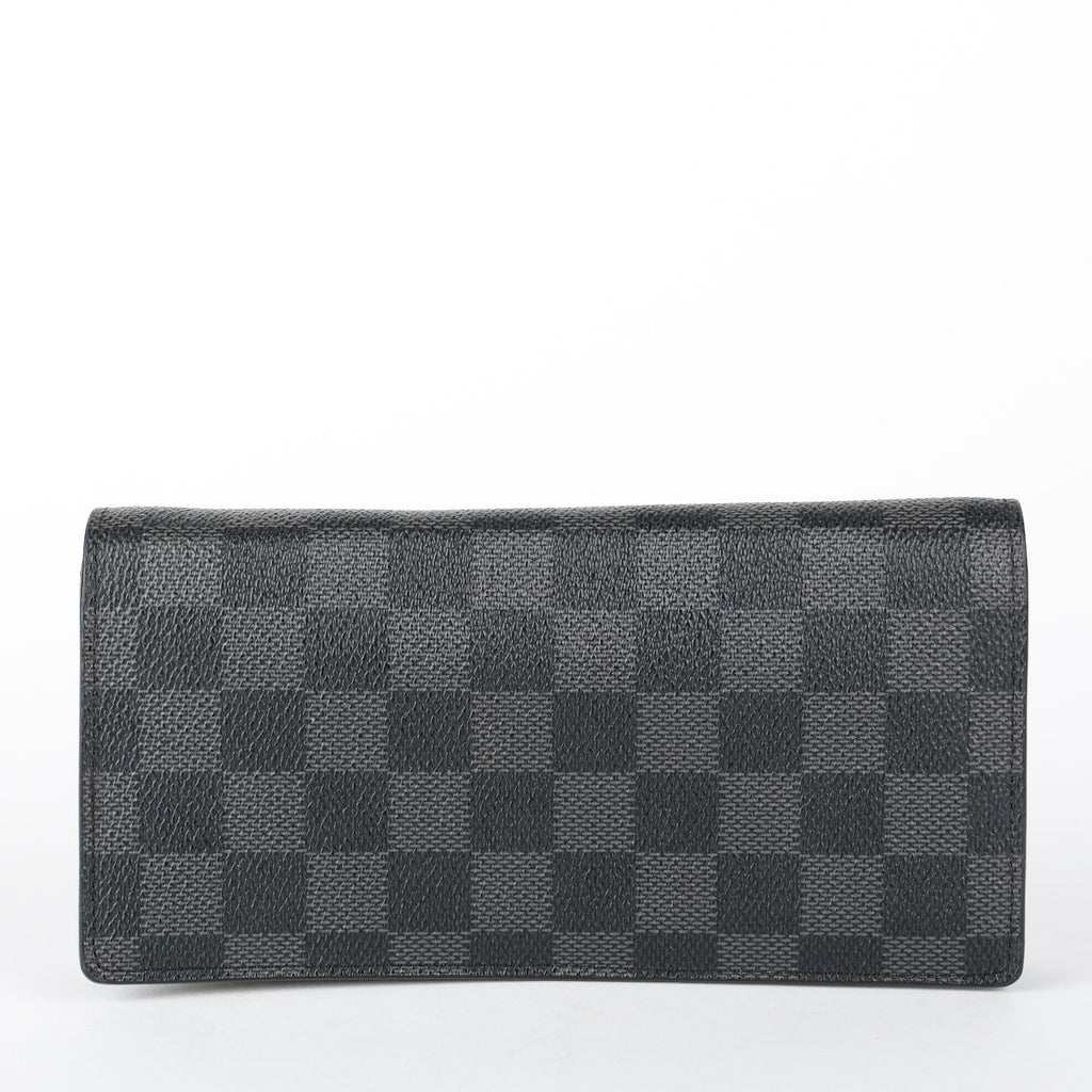 Brazza Wallet, Damier Graphite