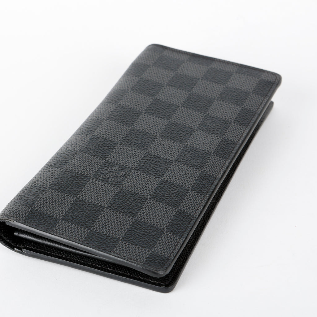 Brazza Wallet, Damier Graphite