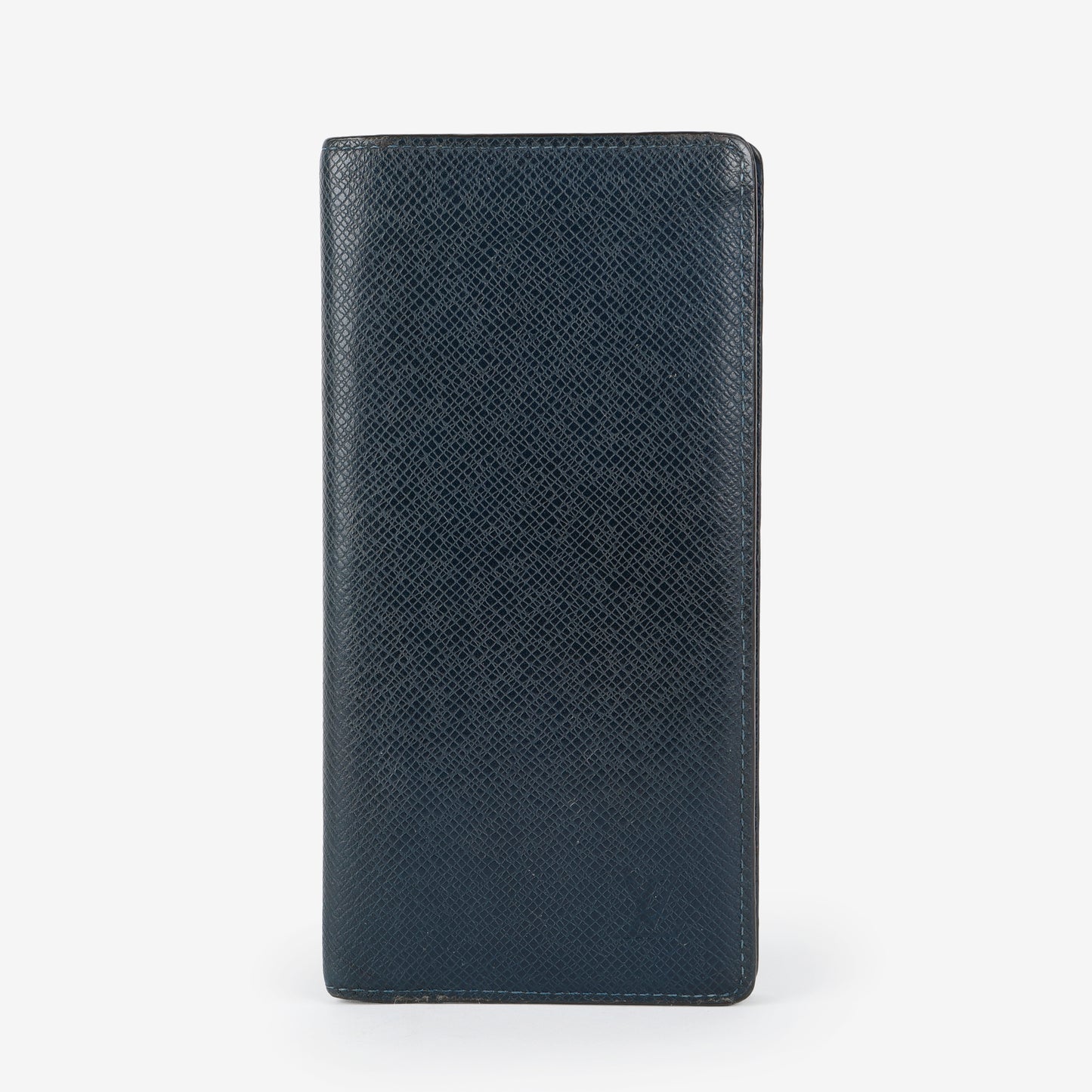 Brazza Wallet, Navy Blue Taiga