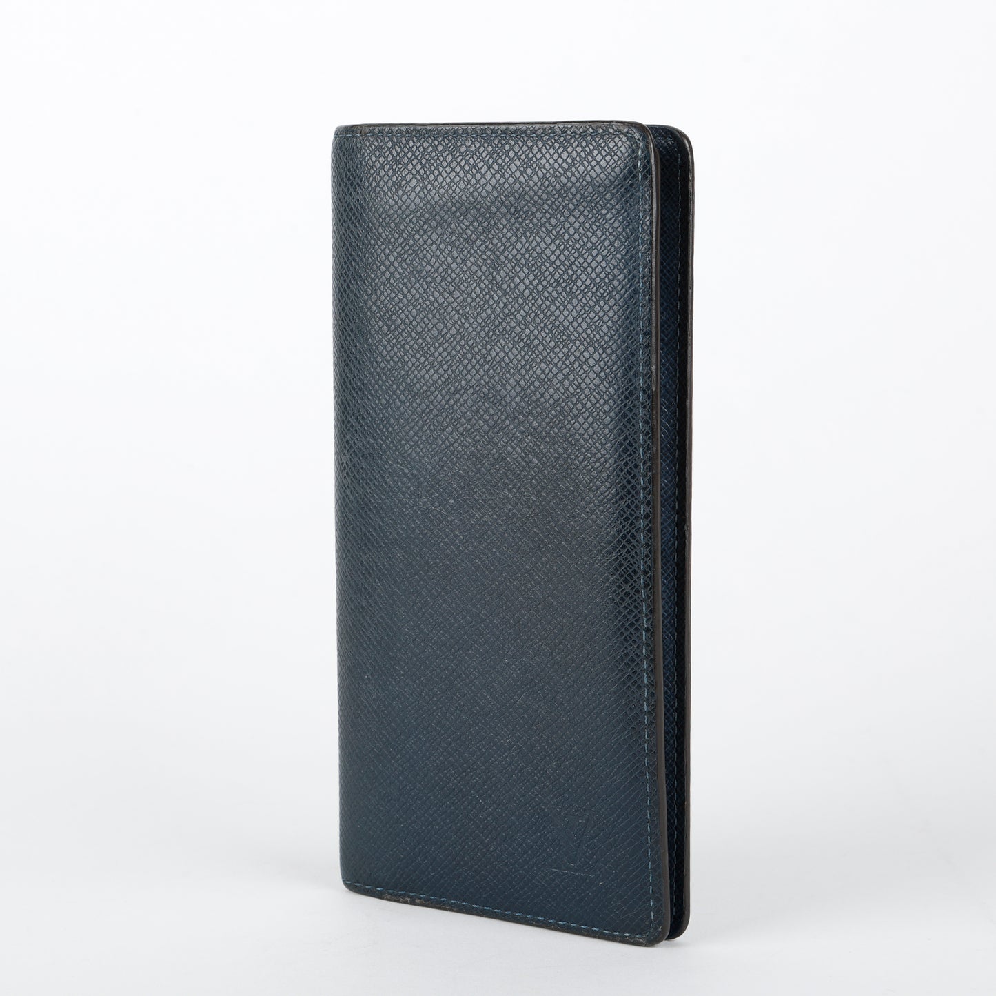Brazza Wallet, Navy Blue Taiga