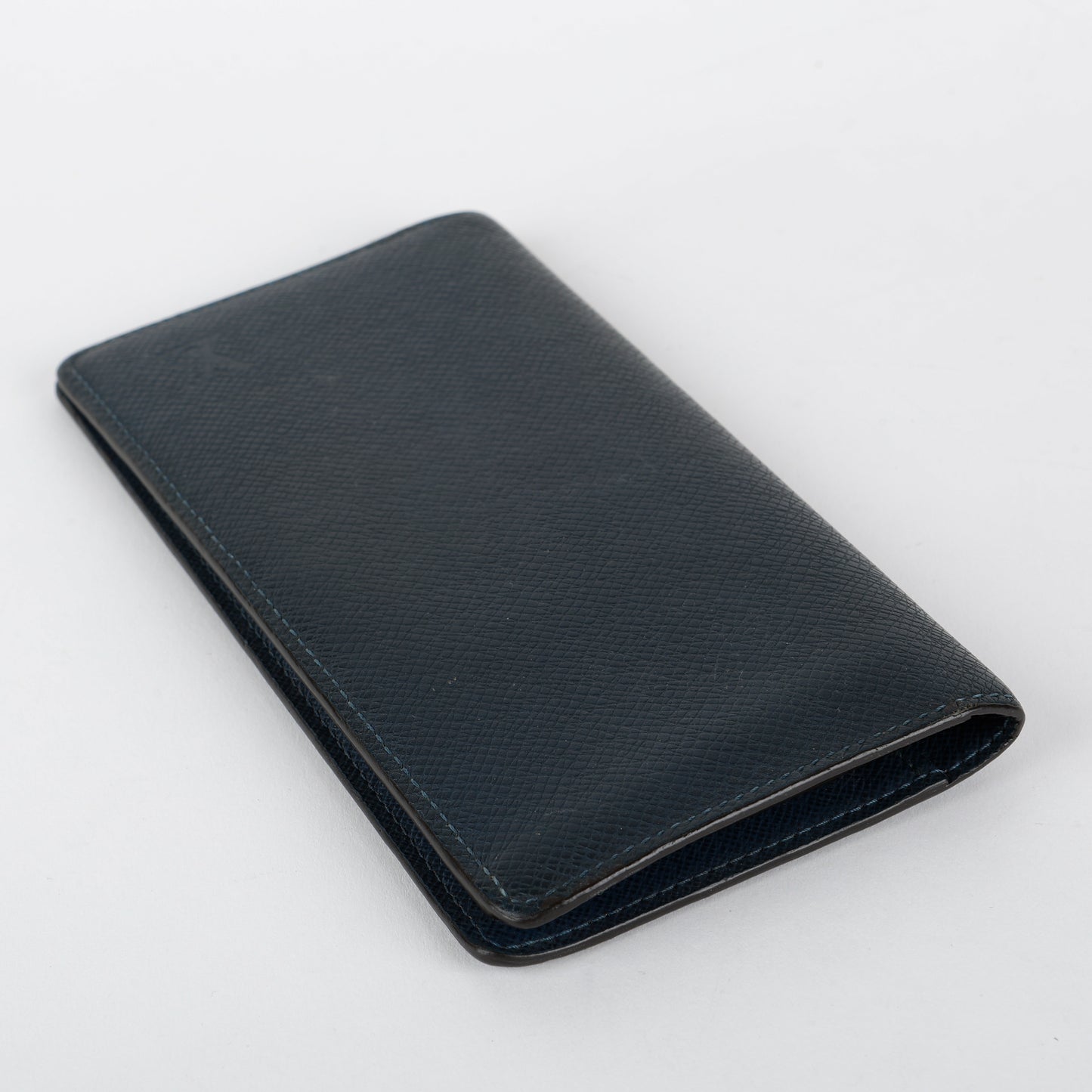 Brazza Wallet, Navy Blue Taiga