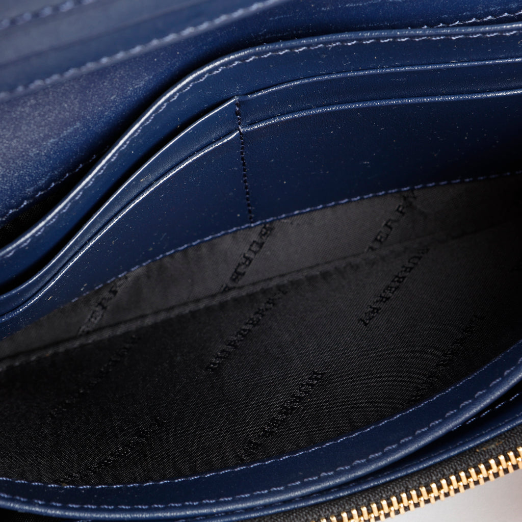 Check Porter Continental Wallet, Navy