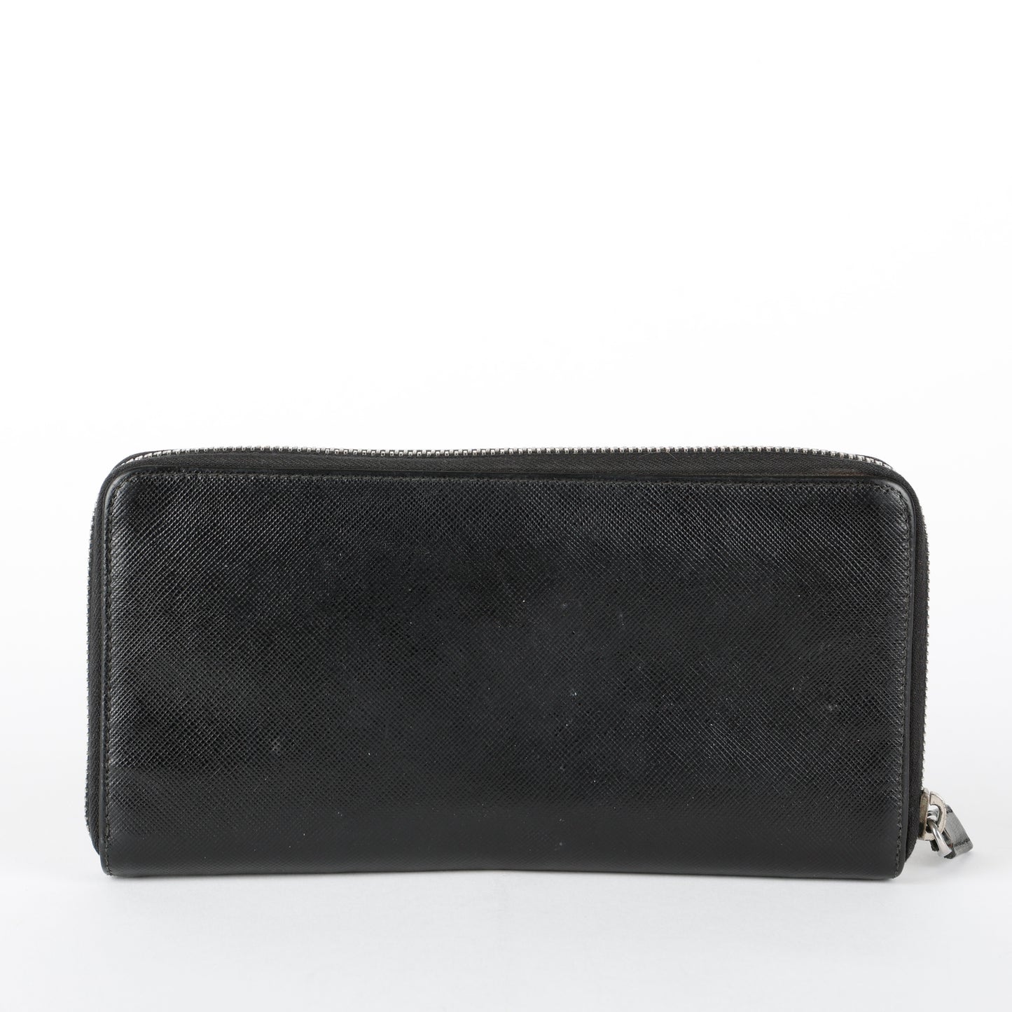 Zippy Travel Wallet, Black Saffiano