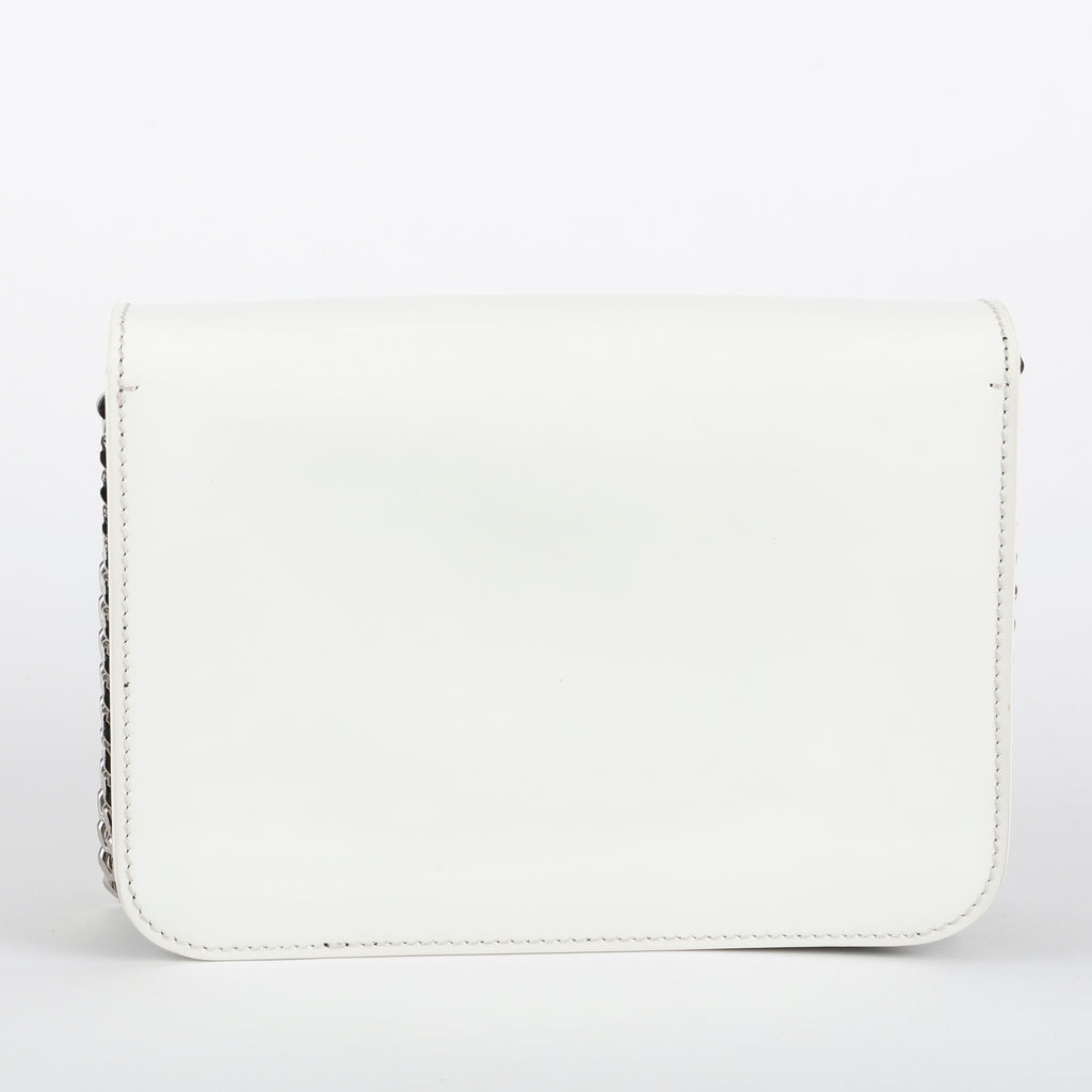 Small TB Logo Bag, Black/White