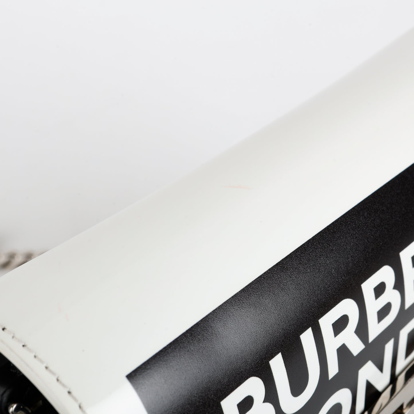 Small TB Logo Bag, Black/White