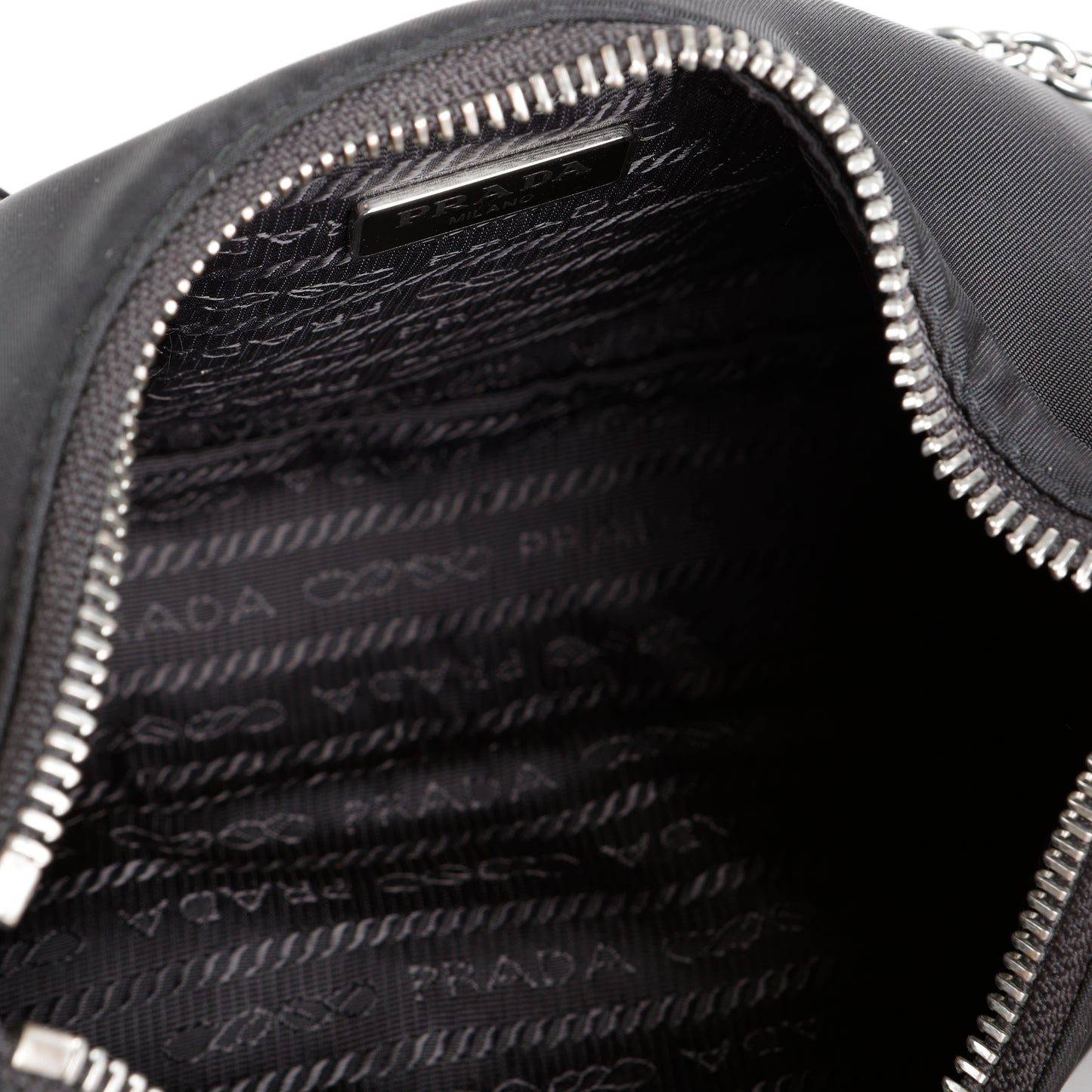 Small 2005 Re Edition Hobo, Black Nylon