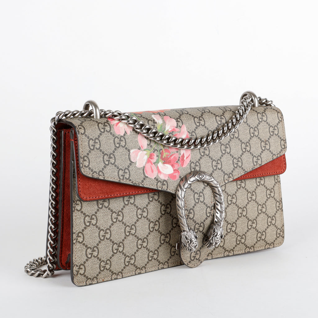 Small GG Blooms Dionysus Shoulder Bag, Pink