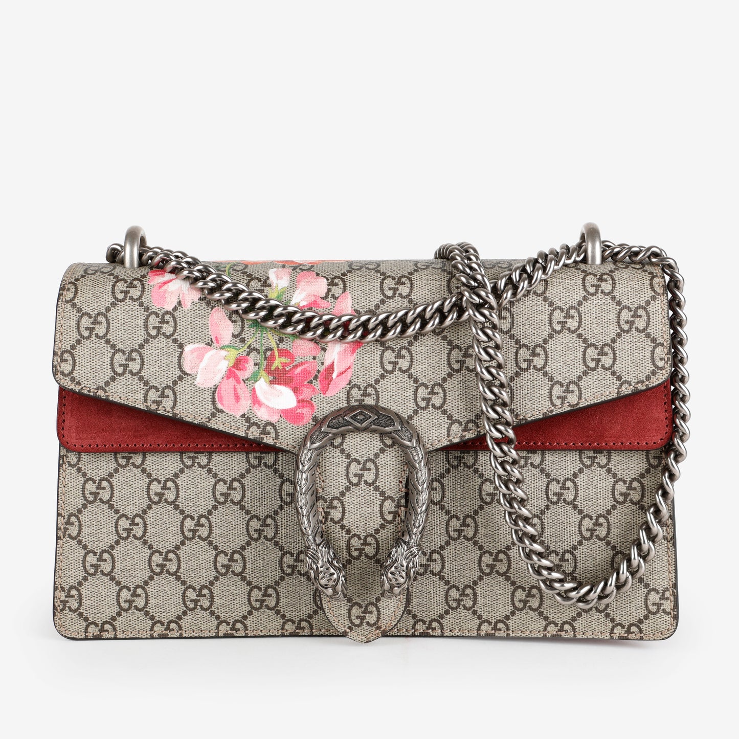 Small GG Blooms Dionysus Shoulder Bag, Pink