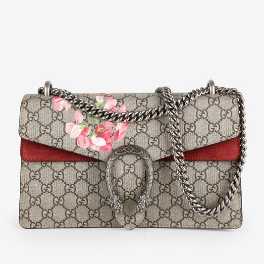 Small GG Blooms Dionysus Shoulder Bag, Pink