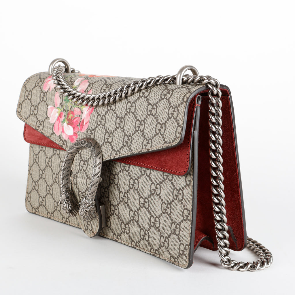 Small GG Blooms Dionysus Shoulder Bag, Pink