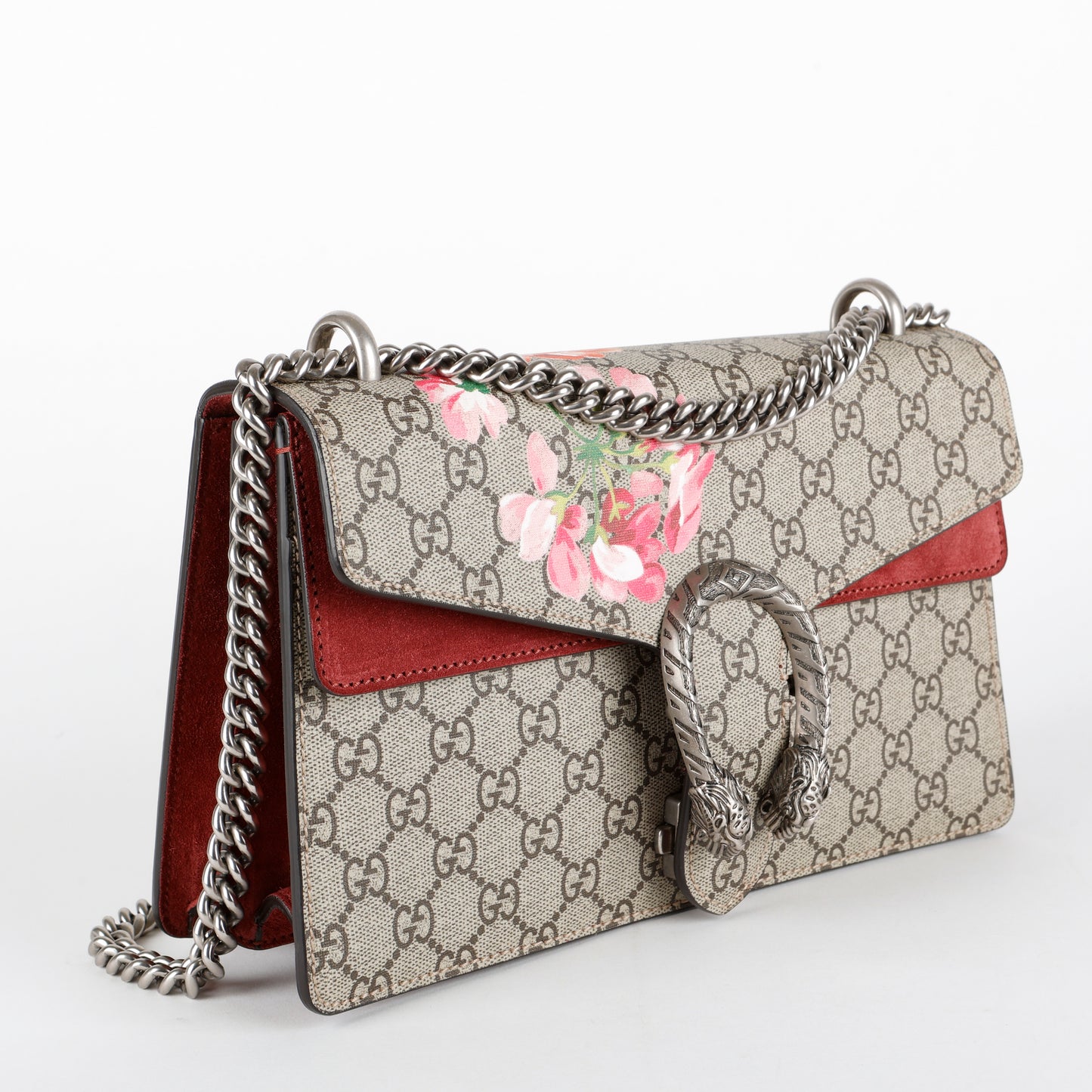 Small GG Blooms Dionysus Shoulder Bag, Pink