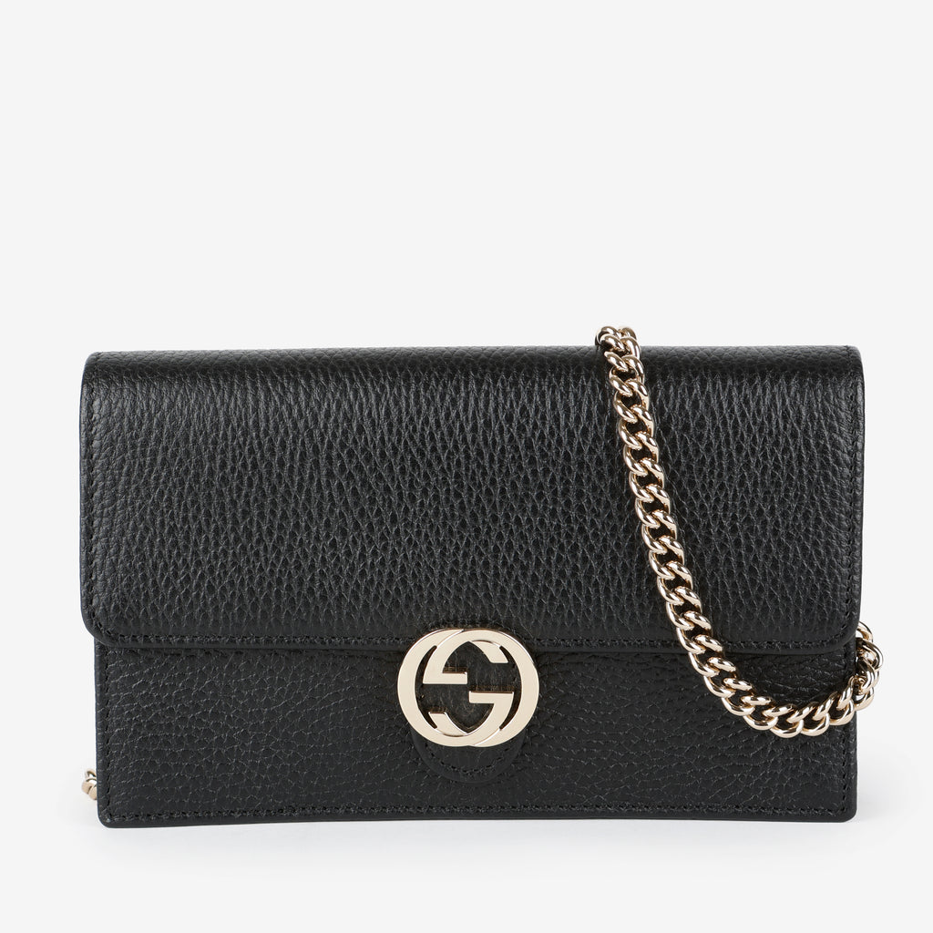 Interlocking G Wallet on Chain, Black