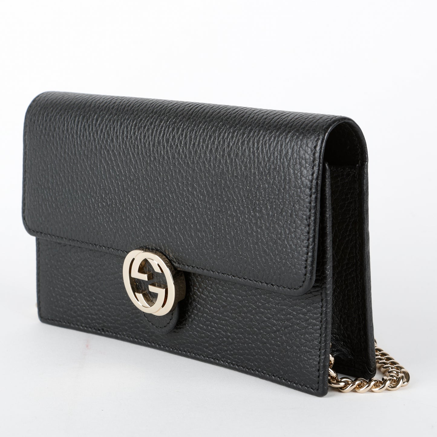 Interlocking G Wallet on Chain, Black