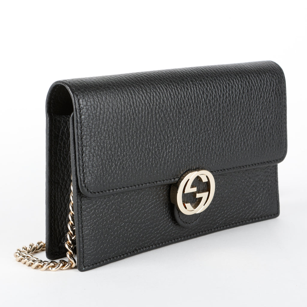 Interlocking G Wallet on Chain, Black