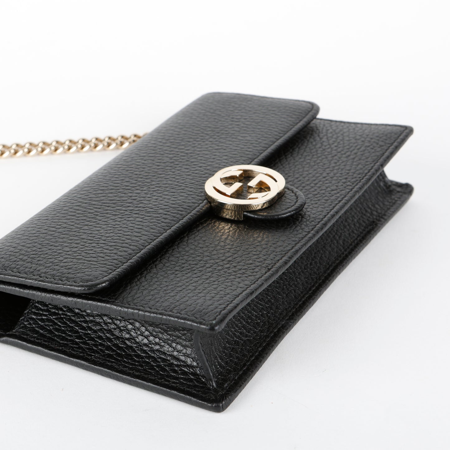 Interlocking G Wallet on Chain, Black