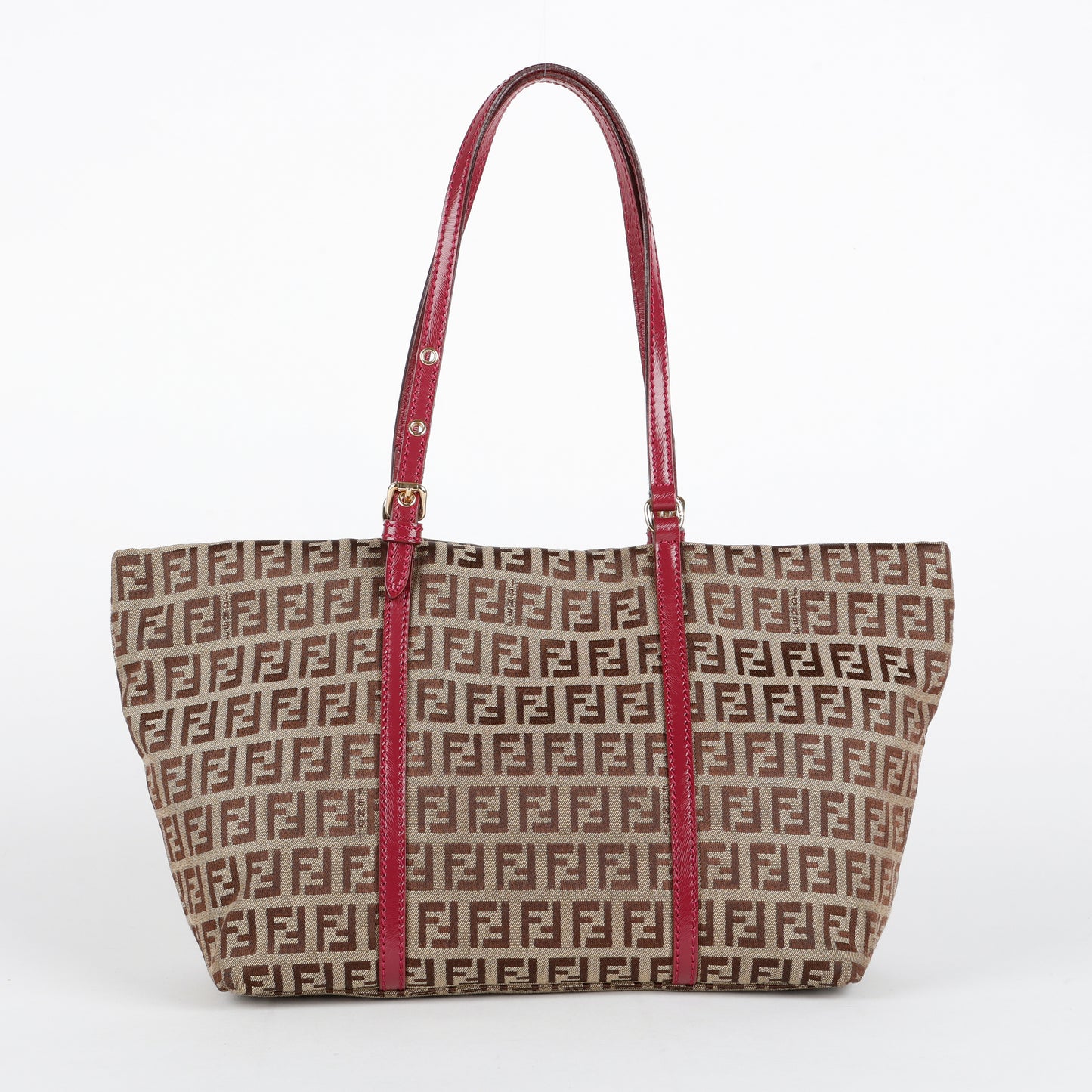 Zucchino Charm Tote, Canvas/Fuchsia