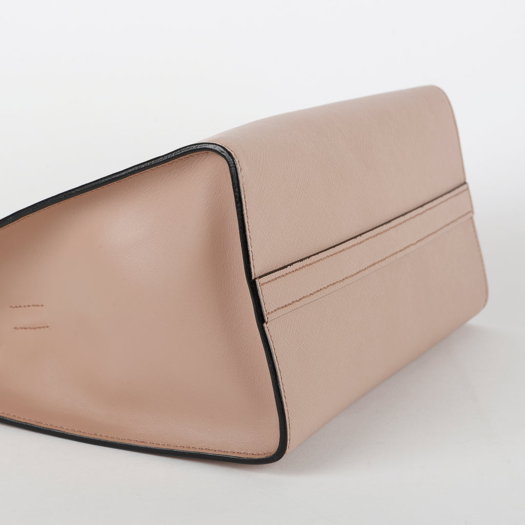 Medium 2 Way Saffiano Tote, Blush Pink
