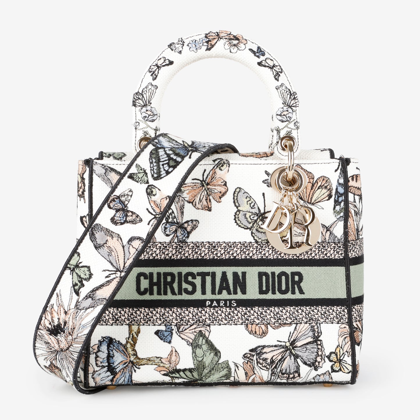 Medium D-Lite, White Floral