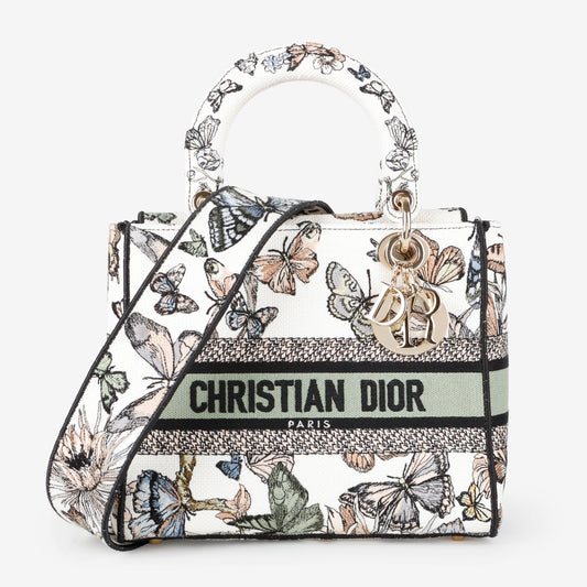 Medium D-Lite, White Floral