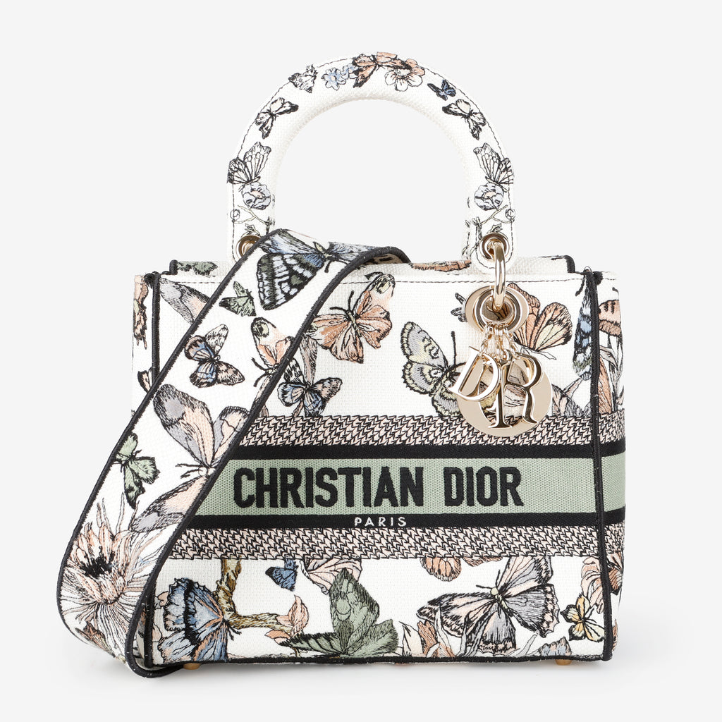 Medium D-Lite, White Floral