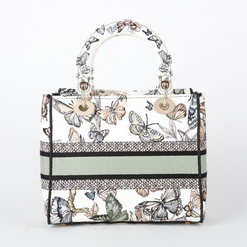 Medium D-Lite, White Floral