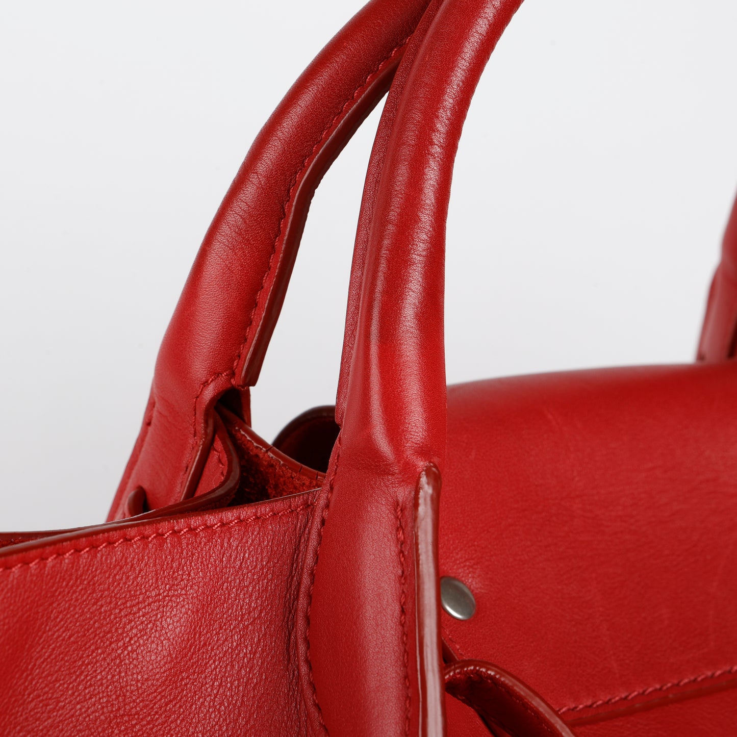Small Big Bag, Red Calfskin