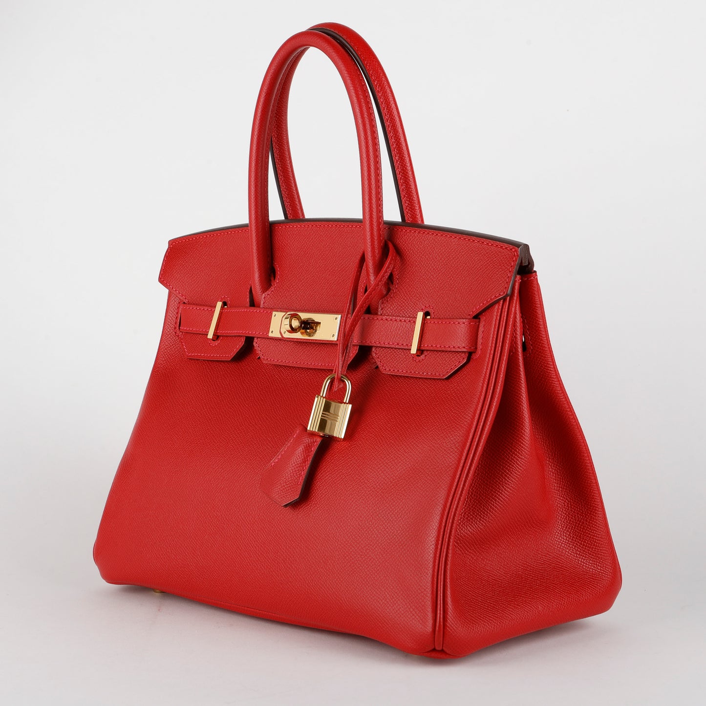 Birkin 30, Rouge Casaque Epsom GHW (2015)