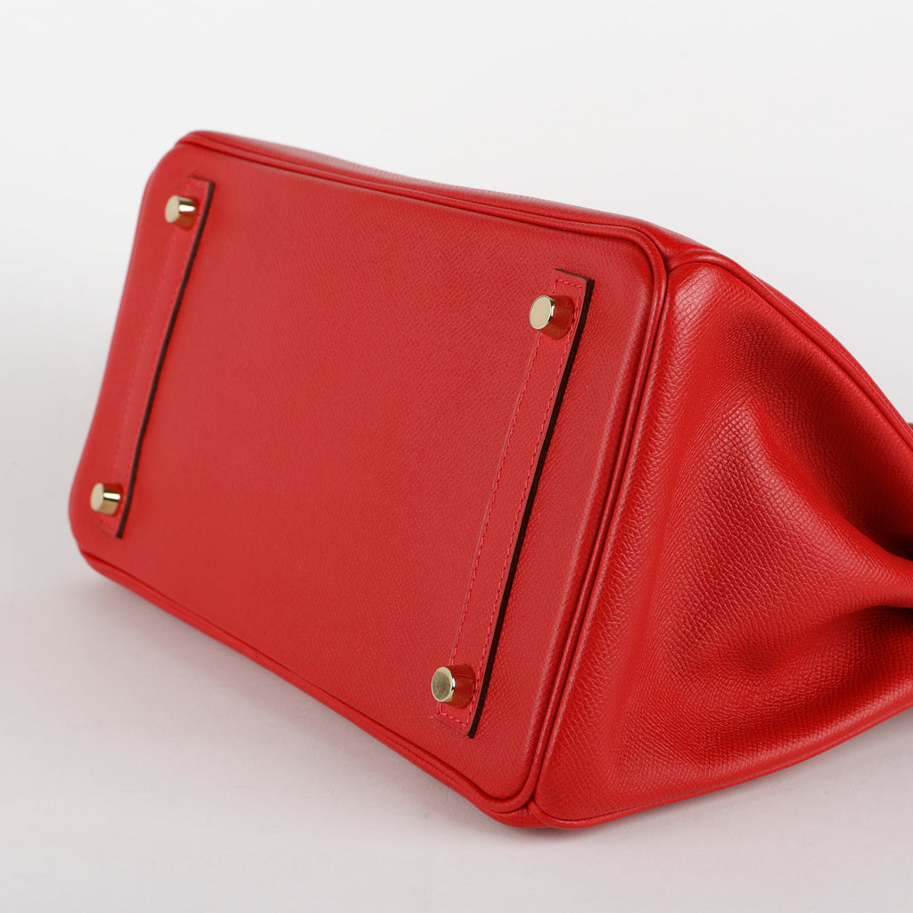 Birkin 30, Rouge Casaque Epsom GHW (2015)