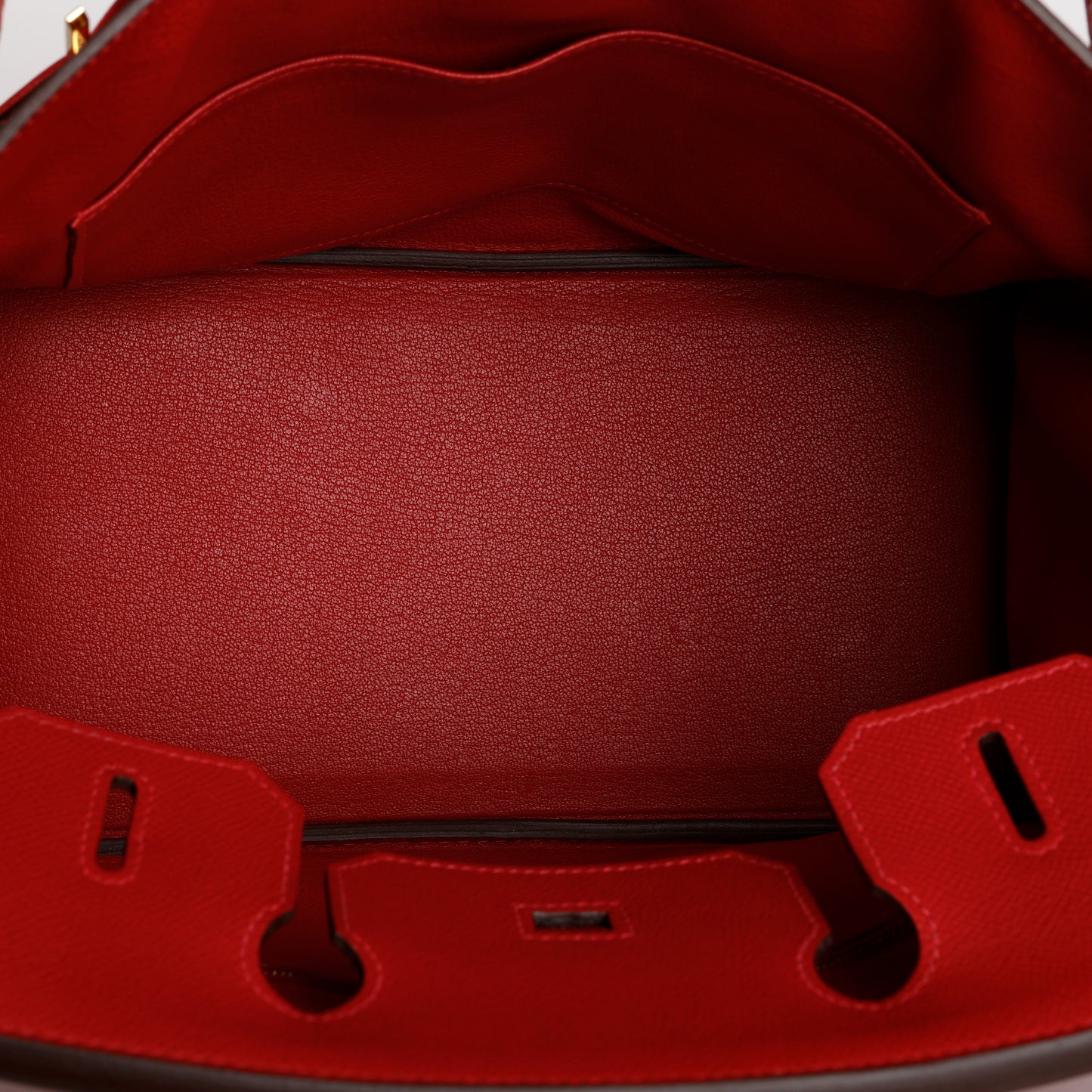 Birkin 30, Rouge Casaque Epsom GHW (2015)