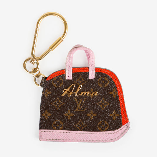 Monogram Alma Bag Charm