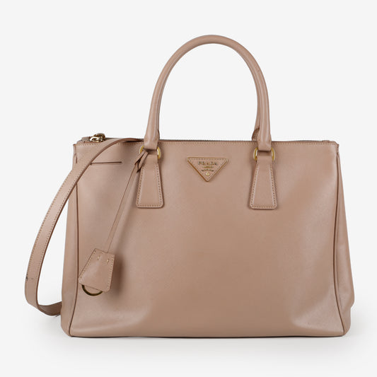 Large Galleria Saffiano, Taupe