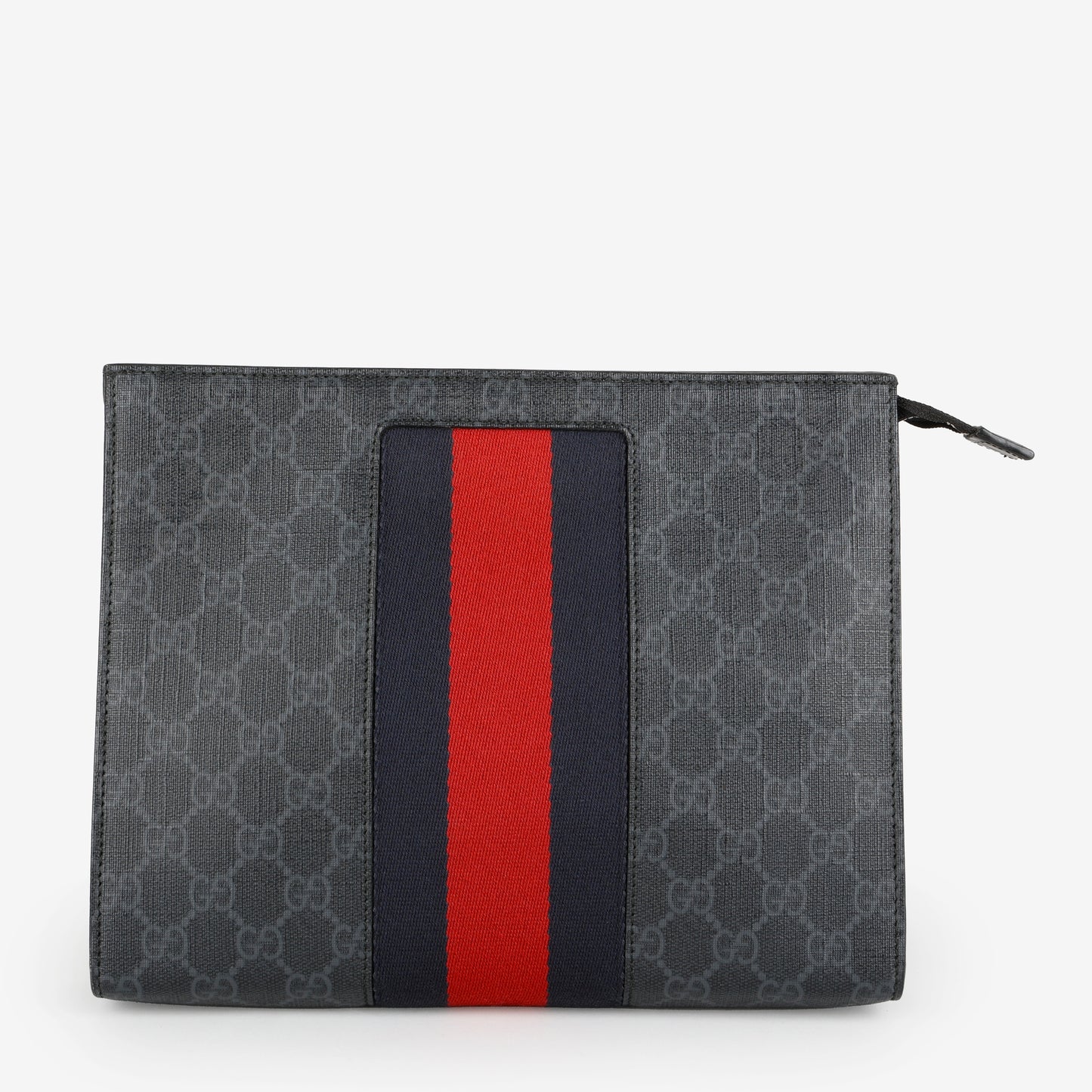 Supreme New Web Cosmetic Case, Black/Grey 058