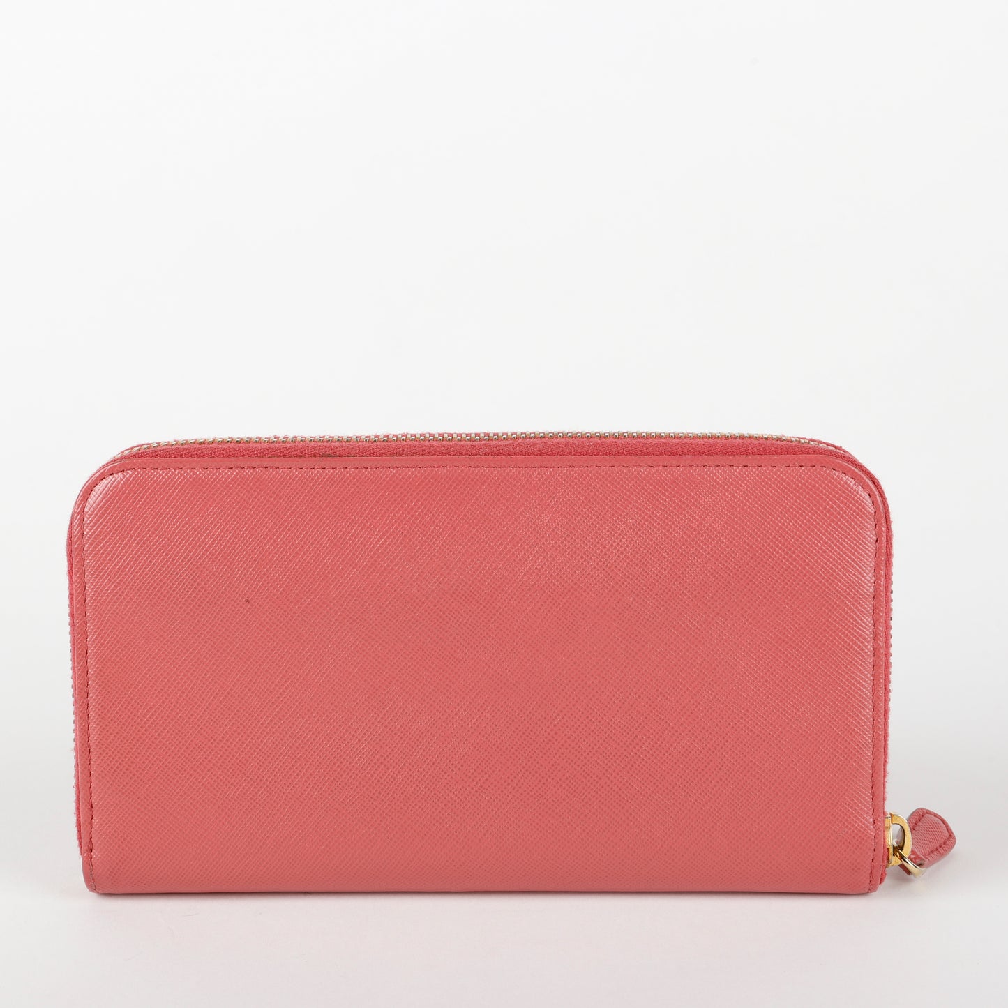 Fiocco Bow Continental Zip Wallet, Peonia Pink