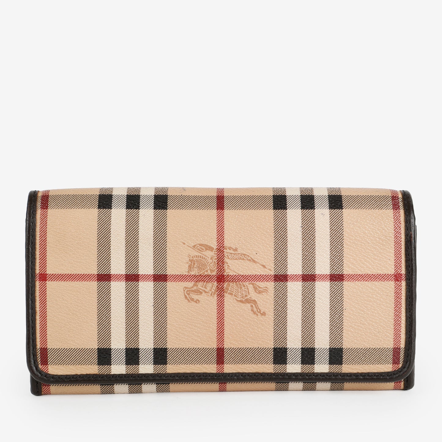 Penrose Continental Wallet, Coated Haymarket Check