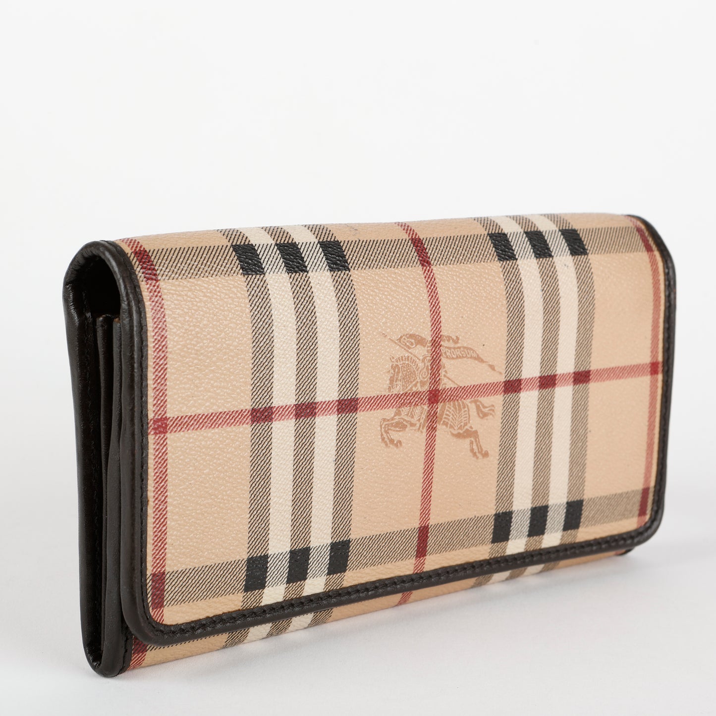 Penrose Continental Wallet, Coated Haymarket Check