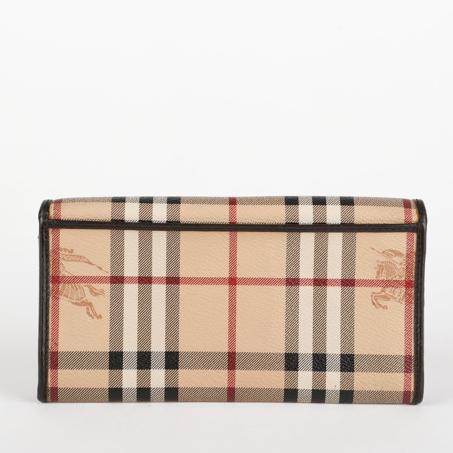 Penrose Continental Wallet, Coated Haymarket Check