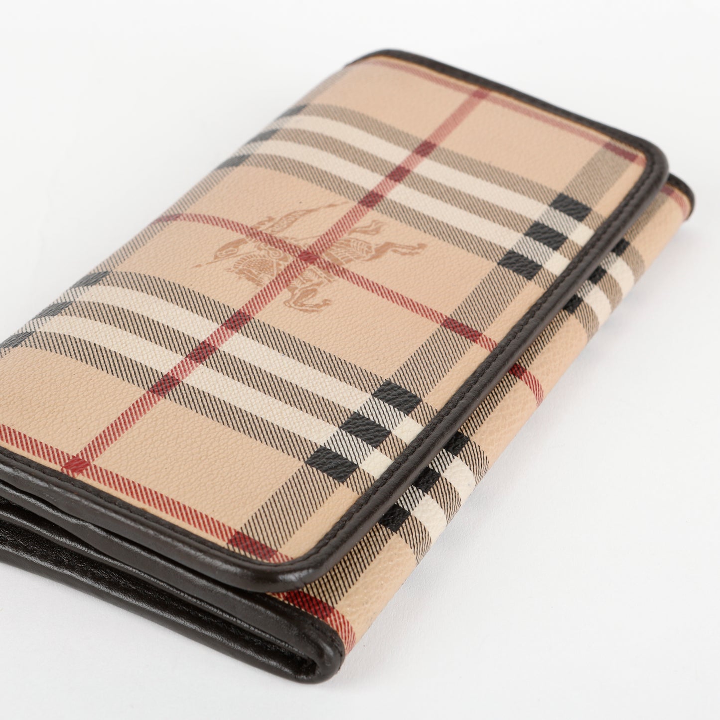 Penrose Continental Wallet, Coated Haymarket Check