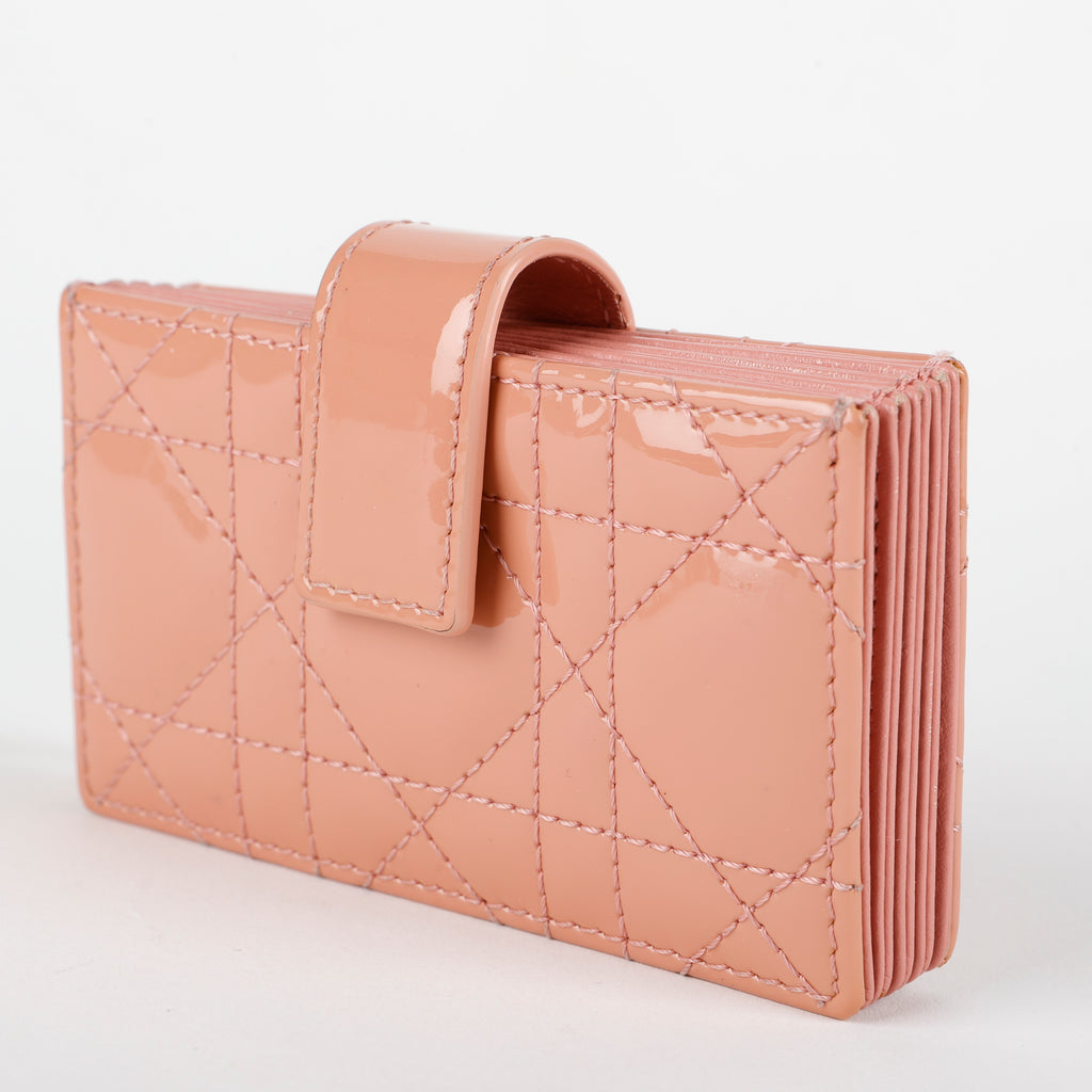 Jasmine Wallet, Rose Patent Leather