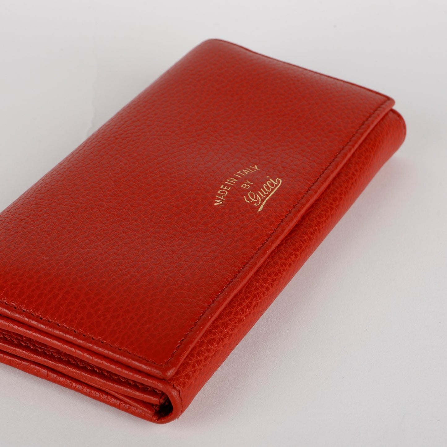 Swing Continental Wallet, Red Calfskin