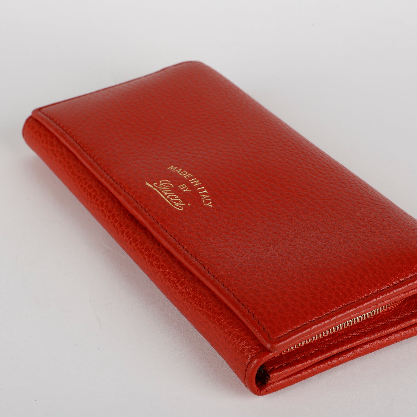 Swing Continental Wallet, Red Calfskin
