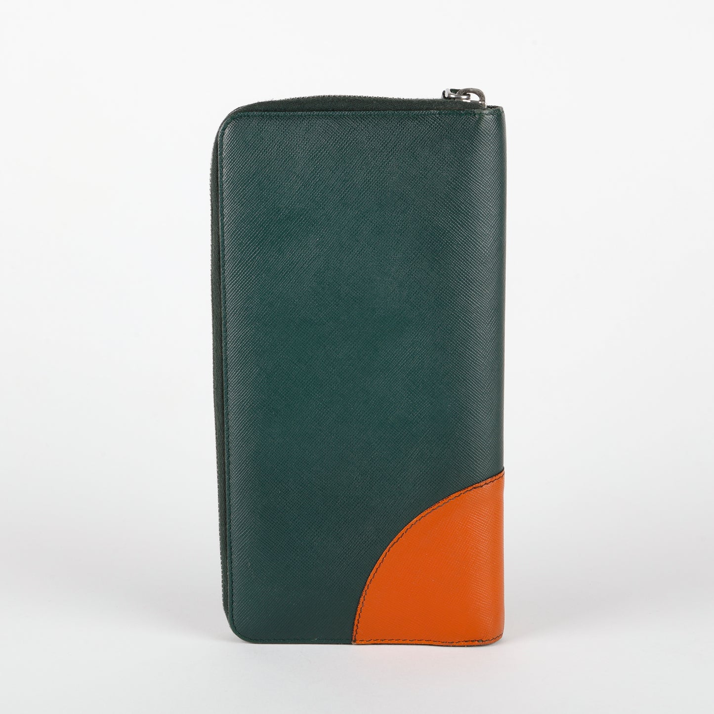 Large Tropical Travel Zipped Wallet, Forest Green